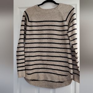 Pink Clover STITCH FIX beige/black striped sweater